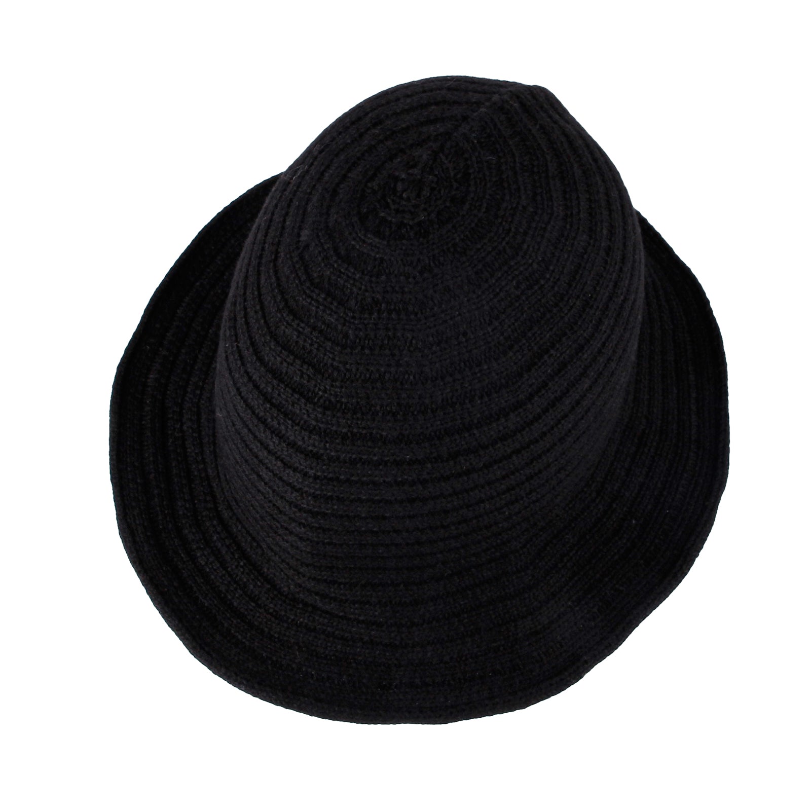 Knit Bow Accent Bucket Hat