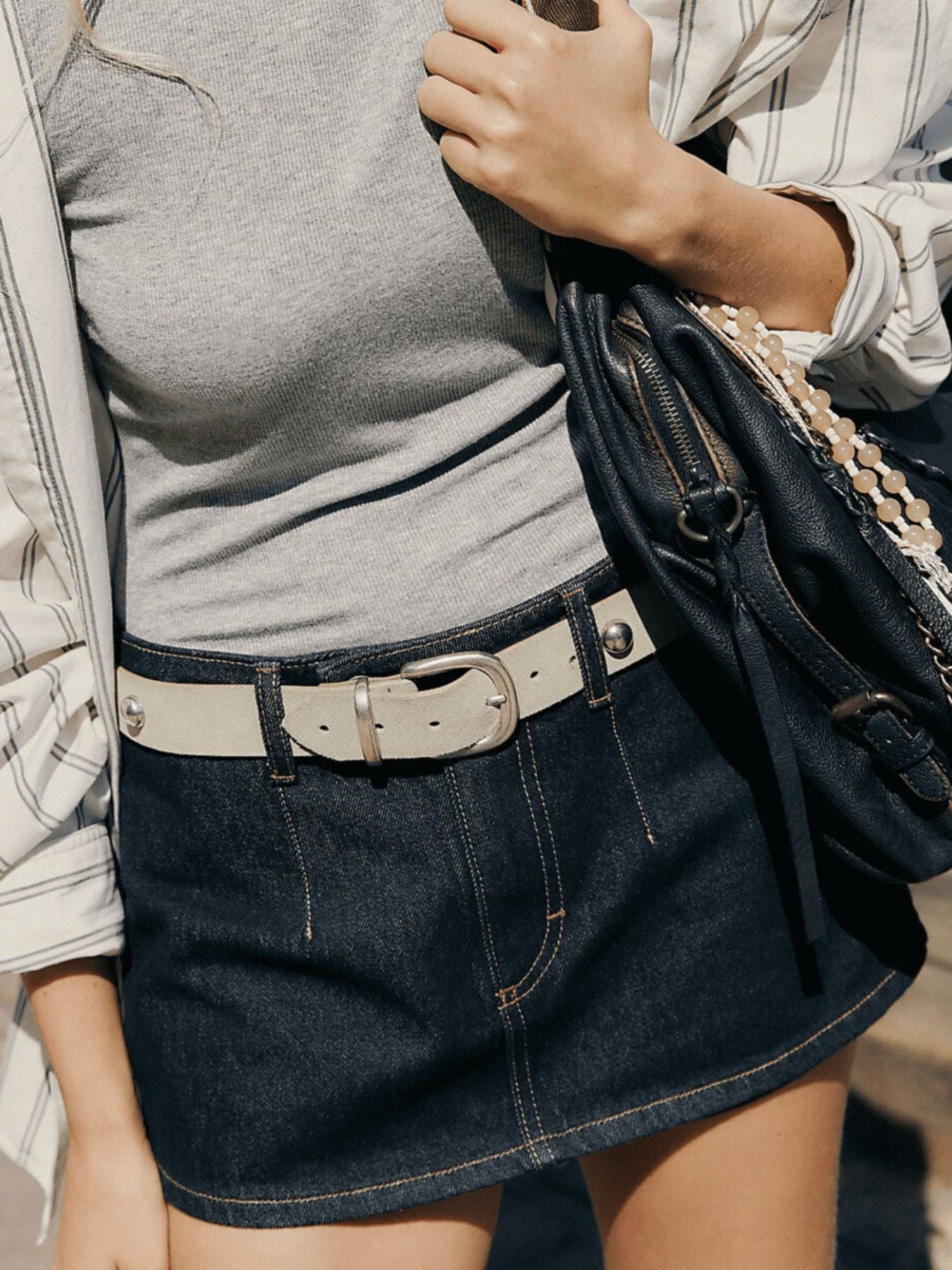 Wash Denim Mini Dreamy Skirt