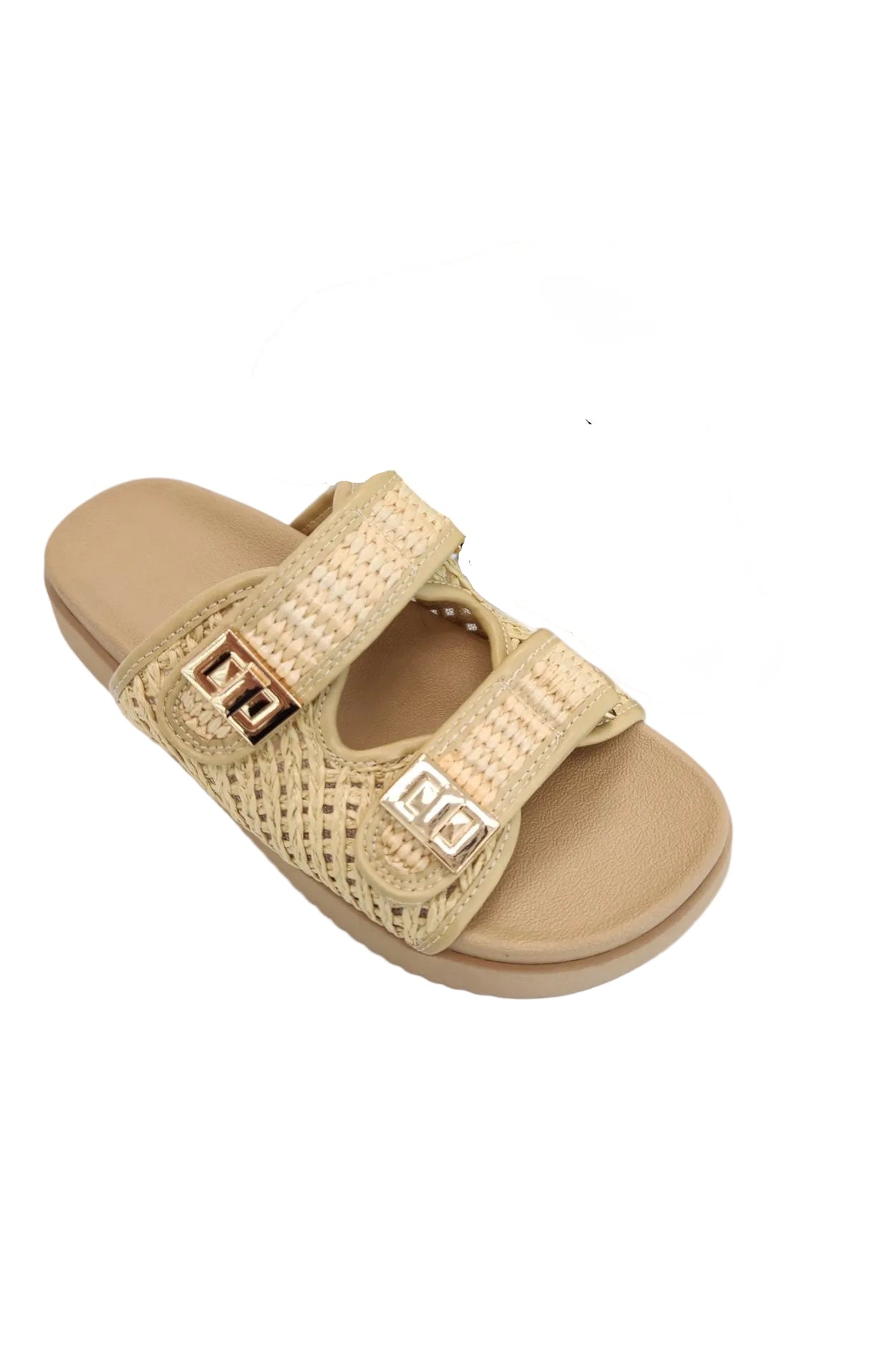 Relaxed Raffia Sandals