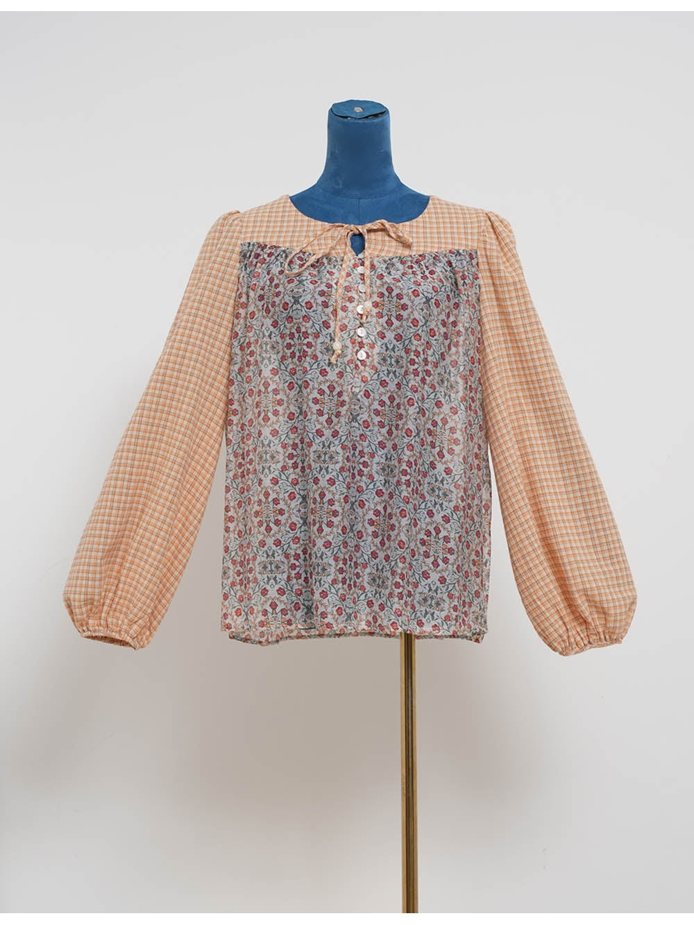 Boho Round Neck Long Sleeves Blouse