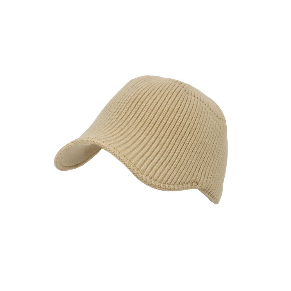 Knit Beanie Sun Visor