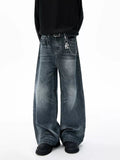 Everyday Men's Full Size Washed Wide Leg Jeans Plus Size