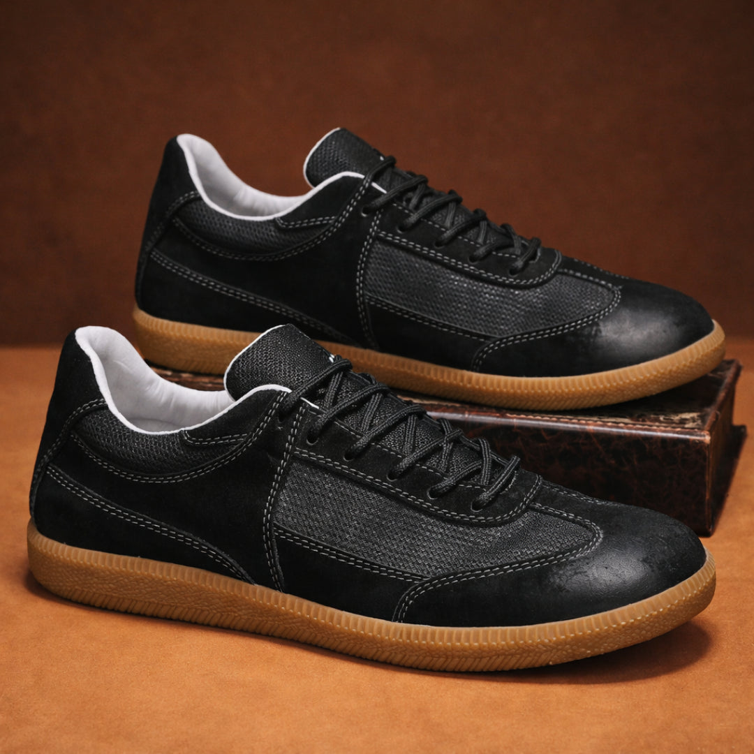 Suede Mesh Sneakers