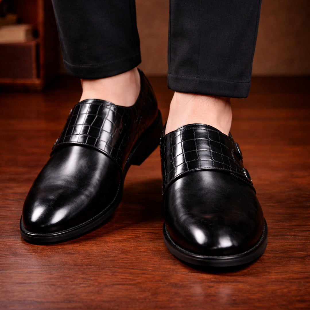 Textured Leather Shoes