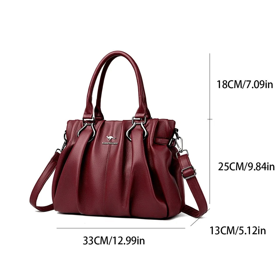 Versatile Structured Soft Tote Bag