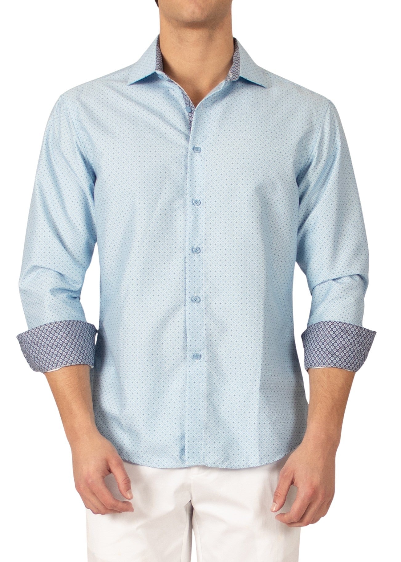 Clean Line Button Up Dress Shirt