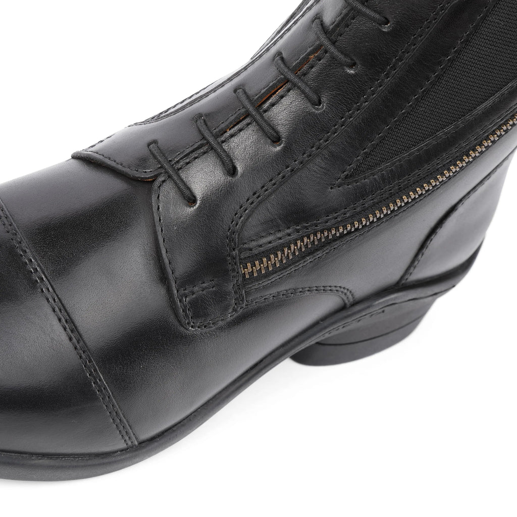 Versatile Zip Leather Paddock Boots