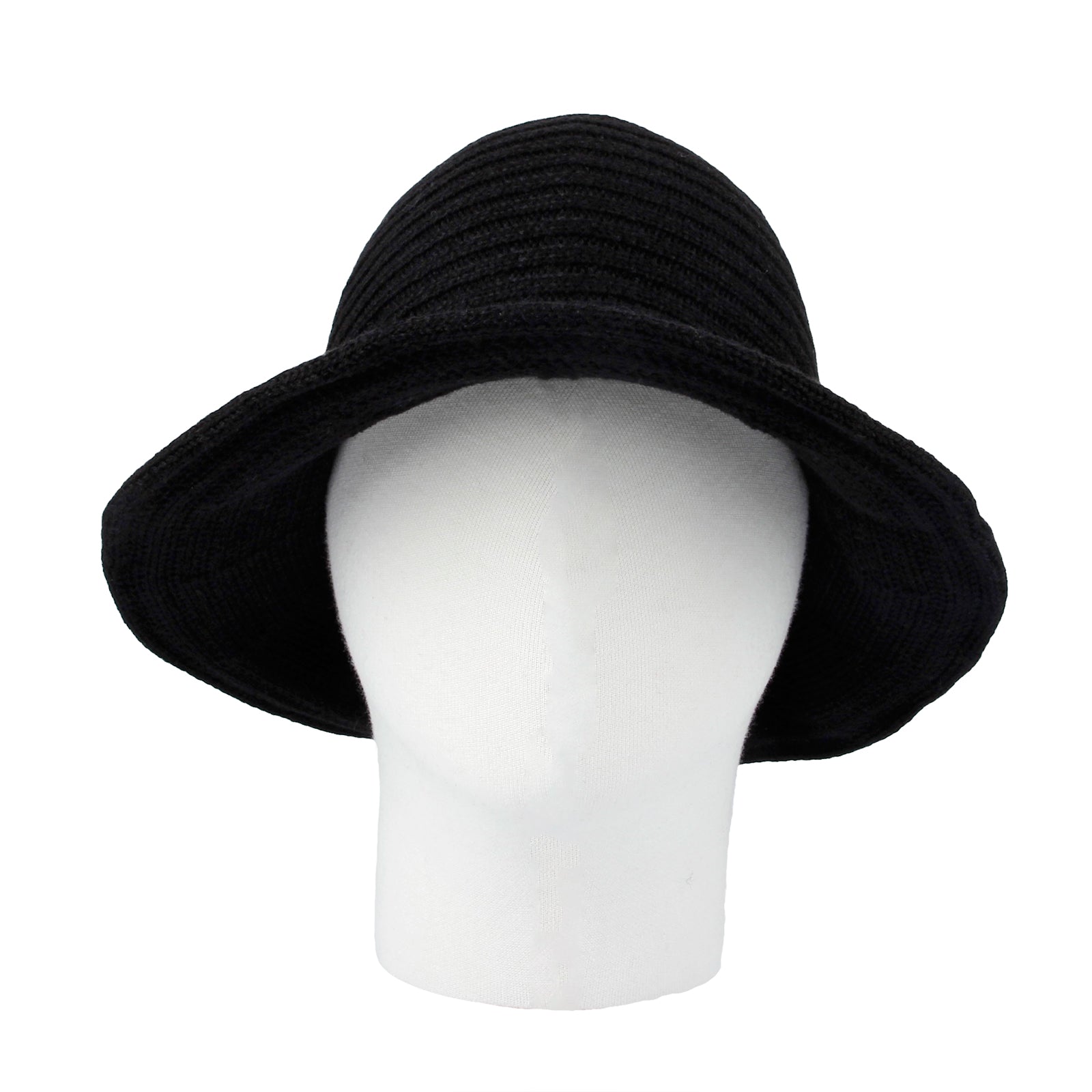 Knit Bow Accent Bucket Hat