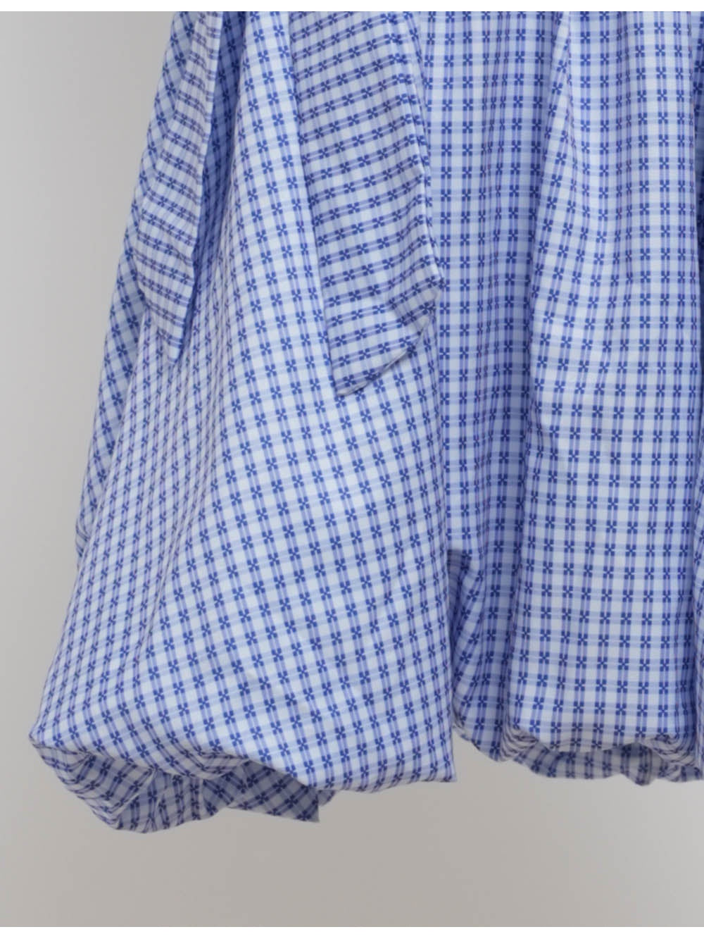 Bow Square Neck Bubble Hem Mini Dress