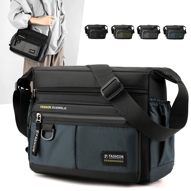 Zip-Top Crossbody Bag
