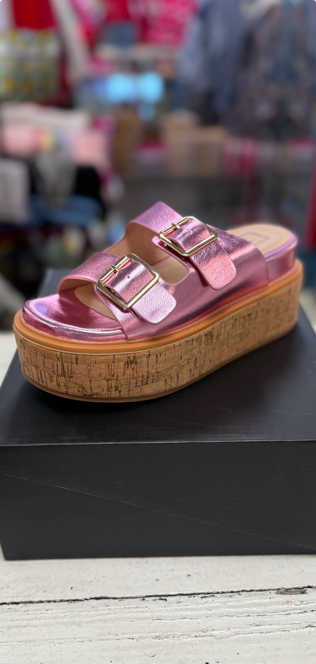 Flatform Leather Sandals