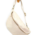 Nylon Zip Pocket Crossbody Bag