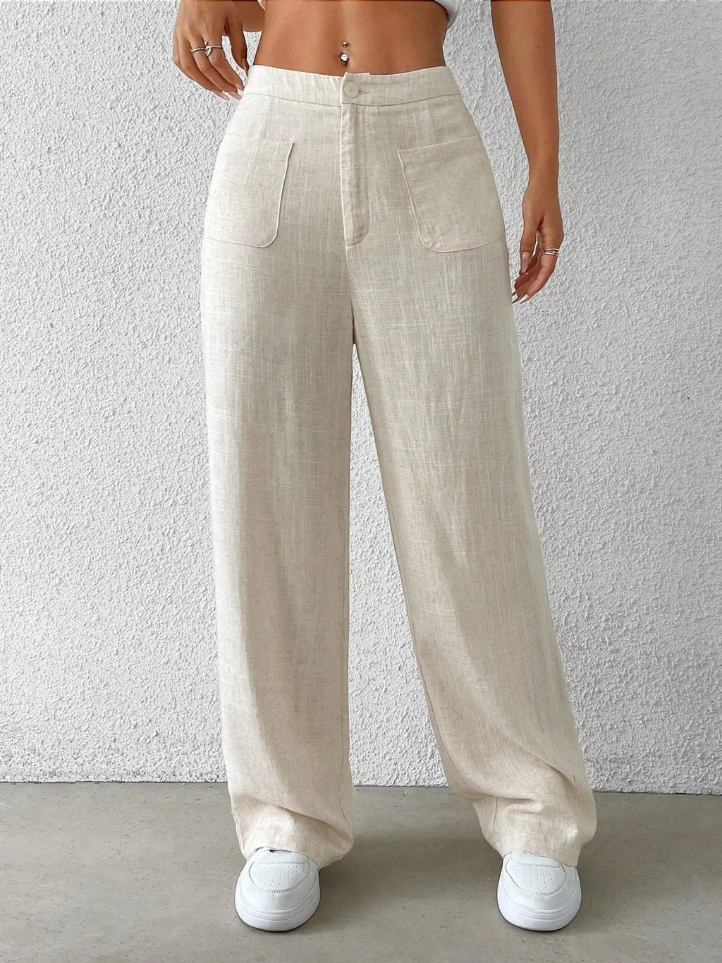Resort High Waisted Wide Leg Pants