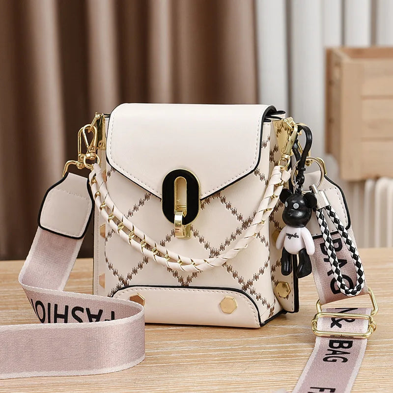 Structured Canvas Crossbody Bag