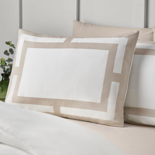 Calm Bedroom Printed Linen Duvet Cover Set