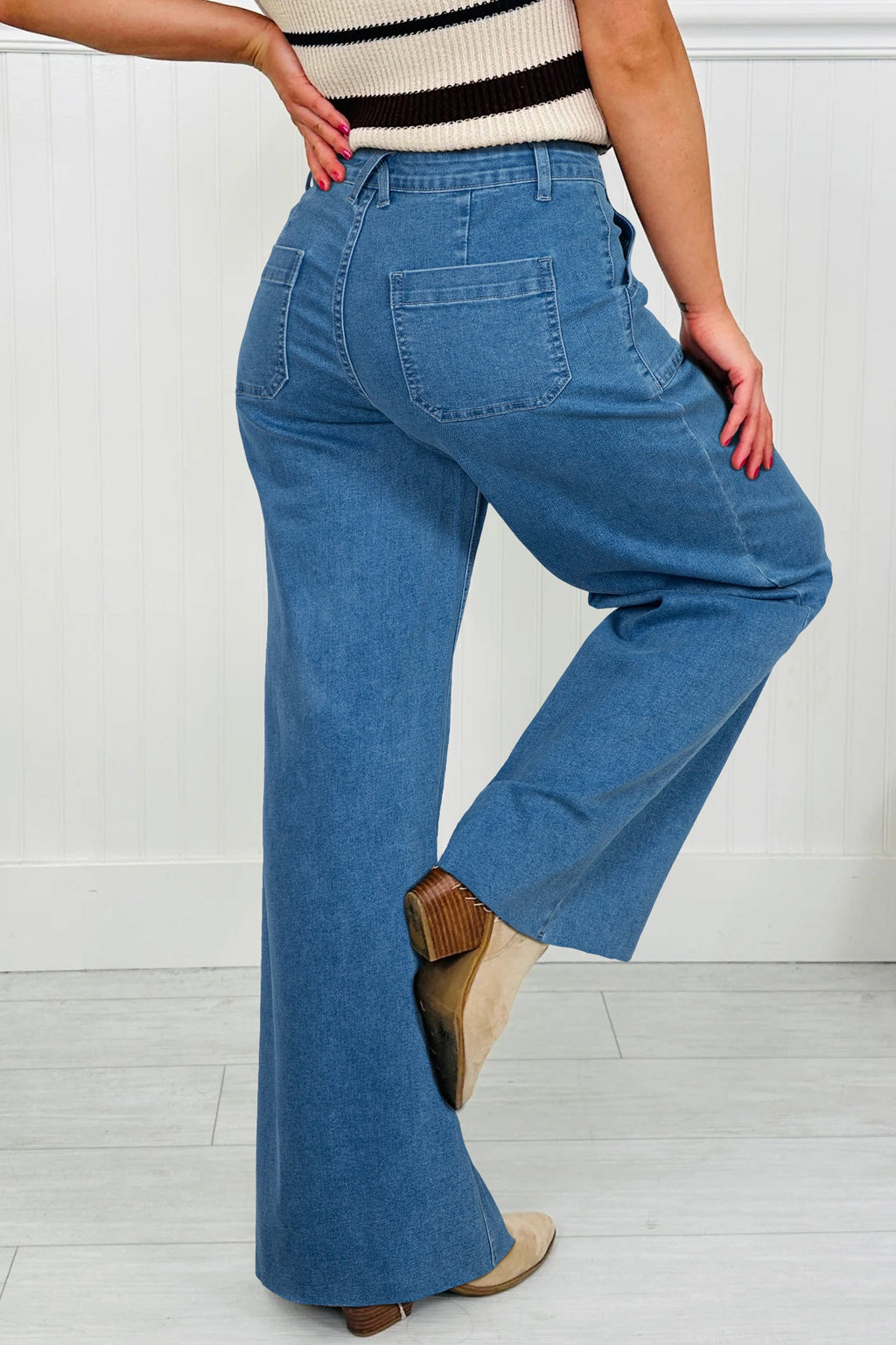 Loose Patch Pocket Dusk Retro Jeans