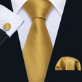 Classic Striped Formal Silk Necktie Set