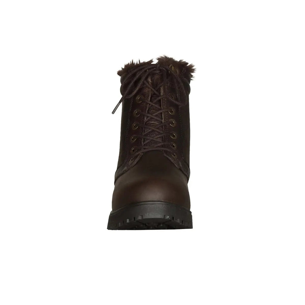 Lace-Up Weather-Ready Riding Boots