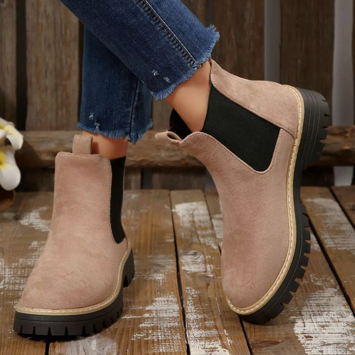 Minimal Casual Riding Boots