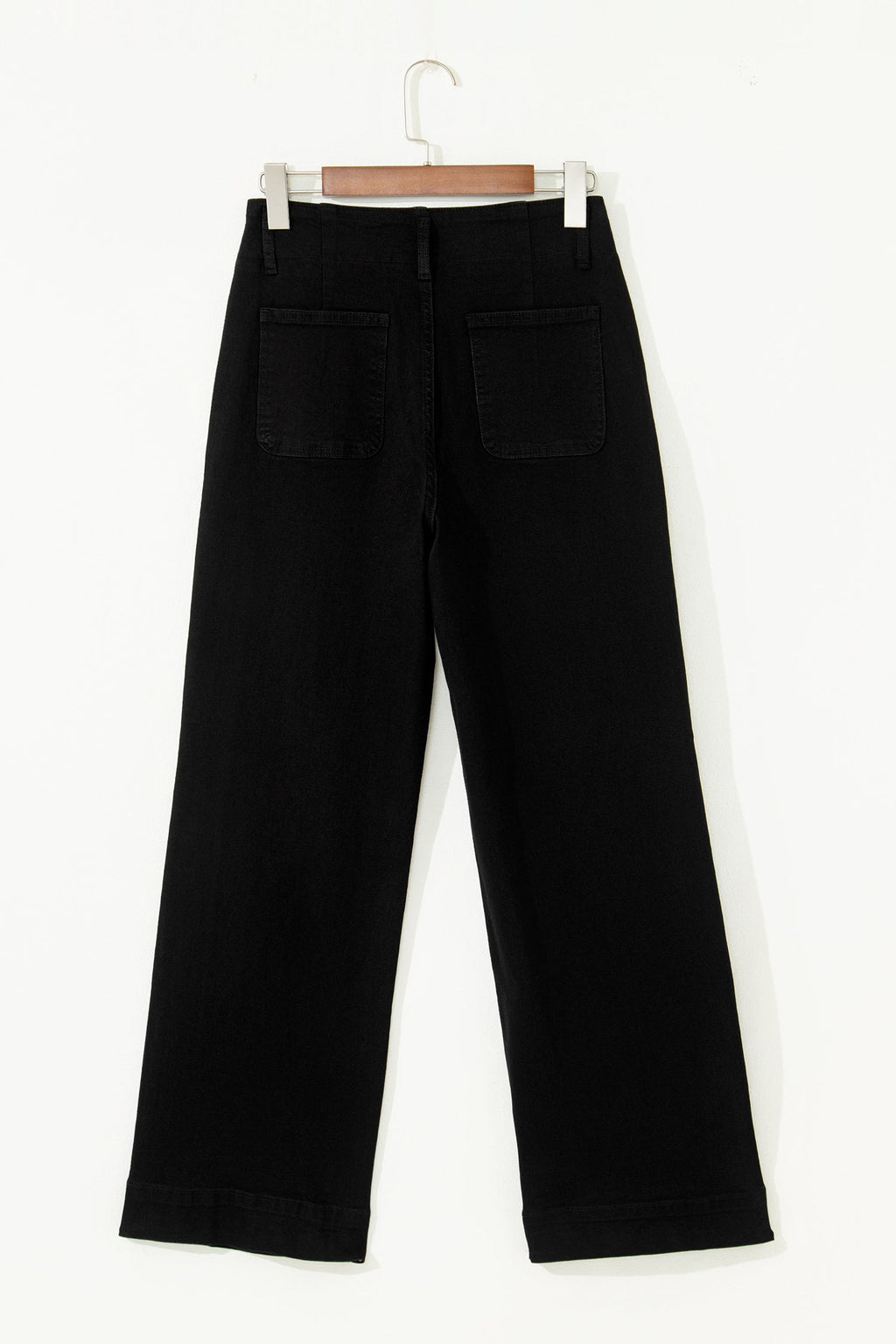 Flare Flared High Waist Button Bottom Jeans