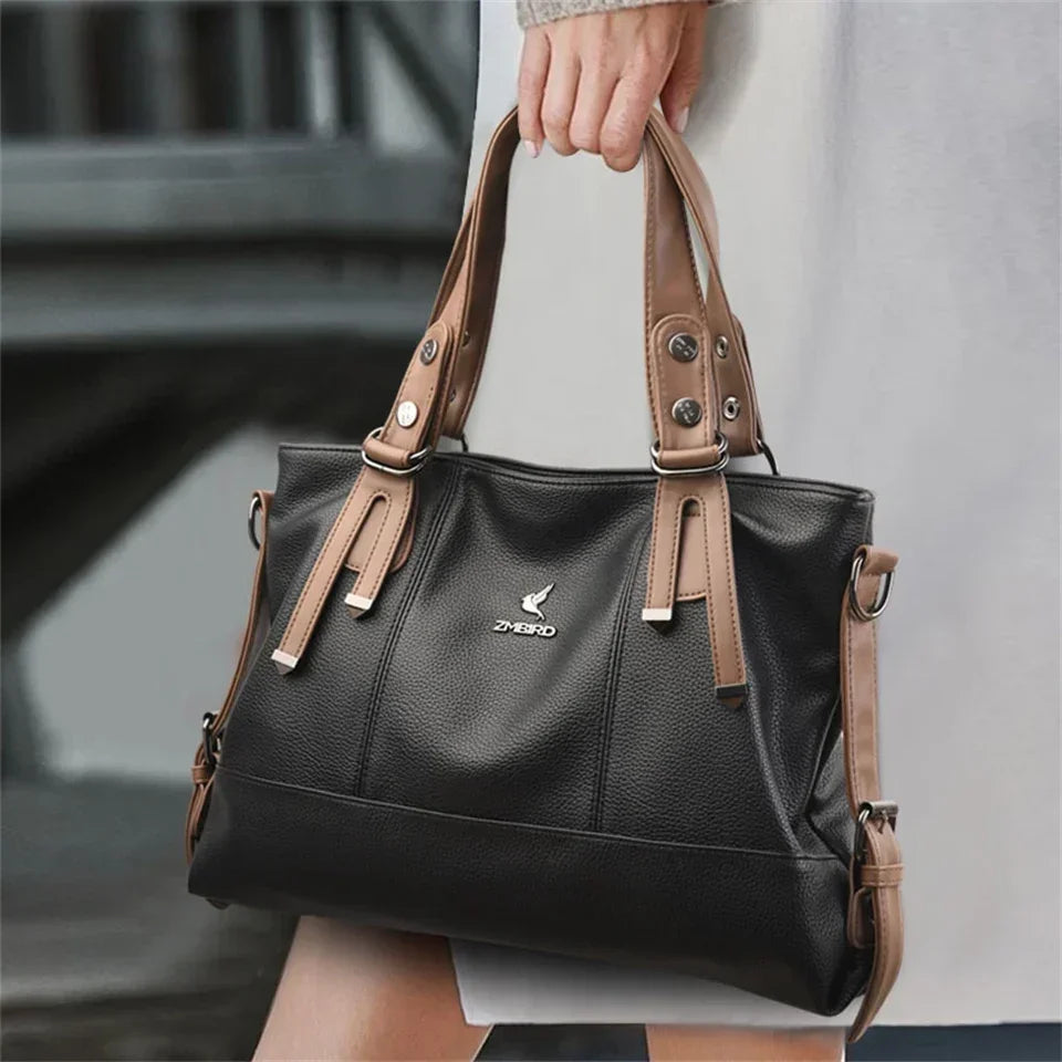 Roomy Zip-Top Tote Bag