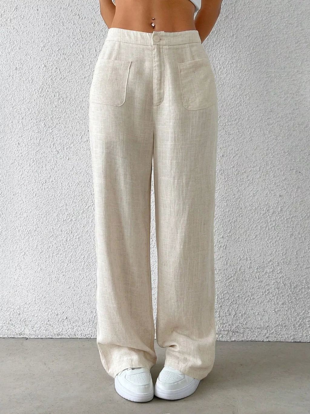 Resort High Waisted Wide Leg Pants