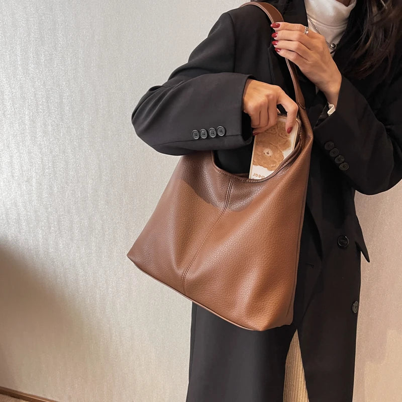 Structured Soft Tote Bag