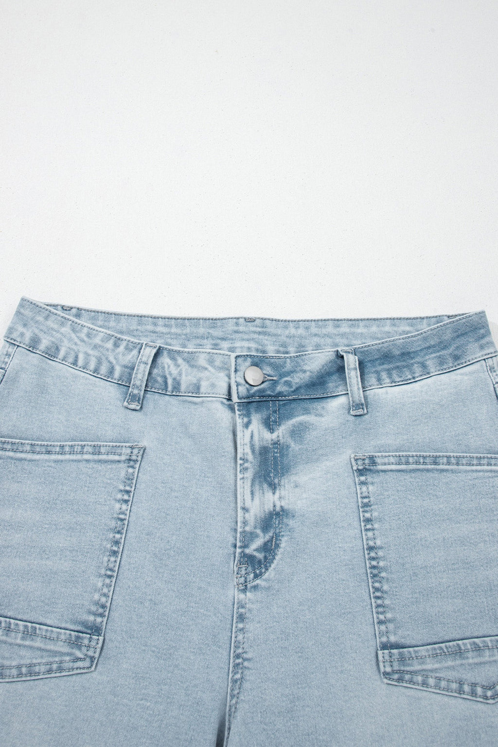 Everyday Frayed Cropped Straight Jeans