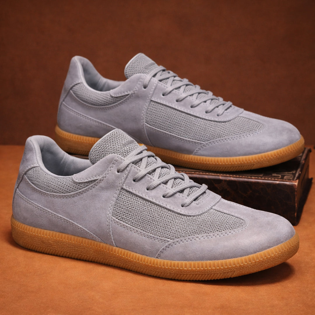 Suede Mesh Sneakers