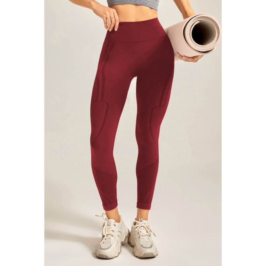 Wide Waistband Long Active Pants