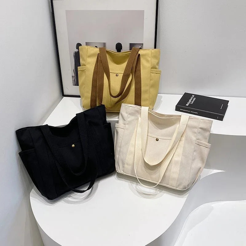 Relaxed Structured Soft Tote Bag