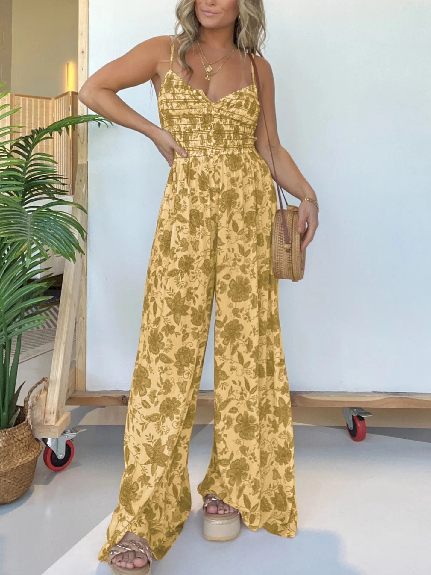 Effortless Floral Jumpsuit