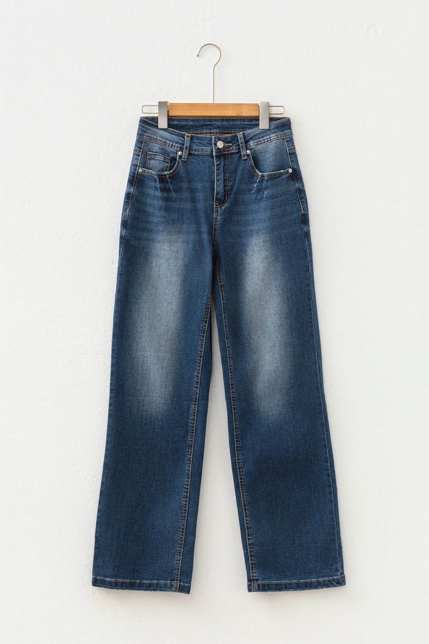 Straight Leg  Full Length Jeans