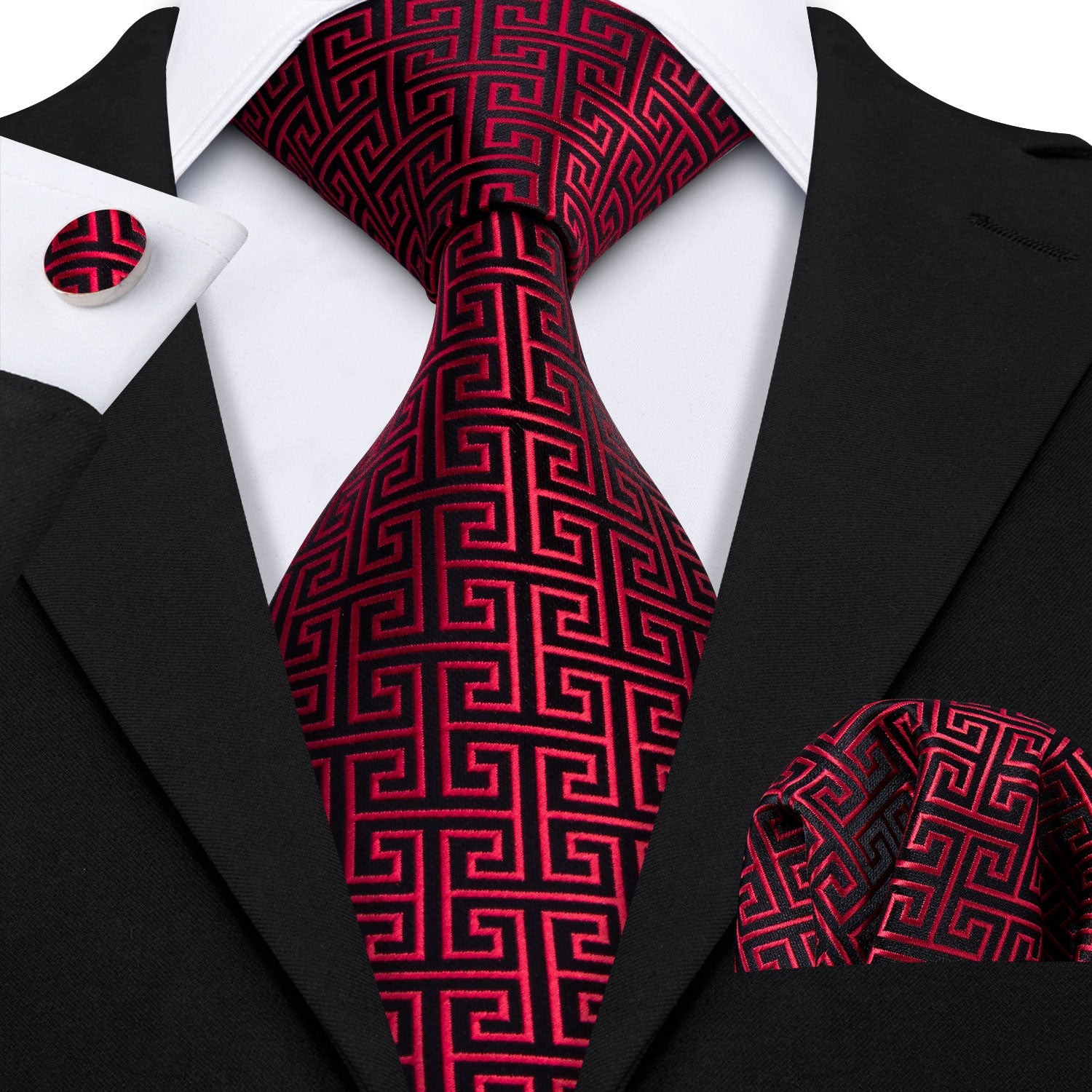 Refined Geometric Necktie Set