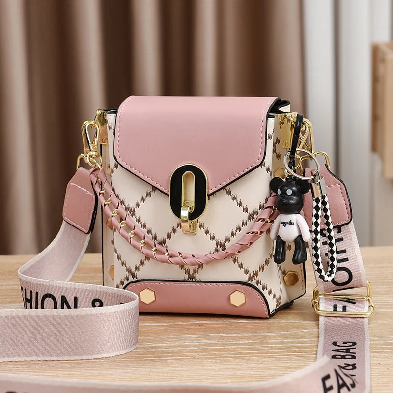 Structured Canvas Crossbody Bag