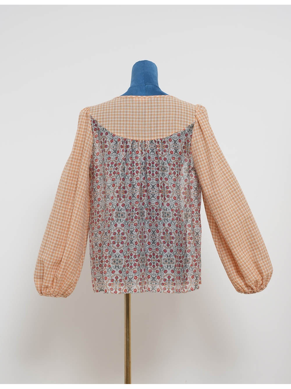 Boho Round Neck Long Sleeves Blouse