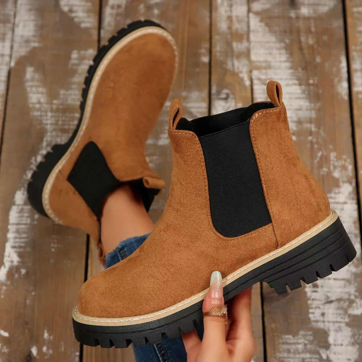 Minimal Casual Riding Boots
