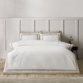 Calm Bedroom Printed Linen Duvet Cover Set