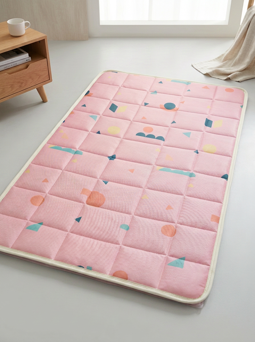 Minimalist Geometric Pattern Pattern Cooling Mat