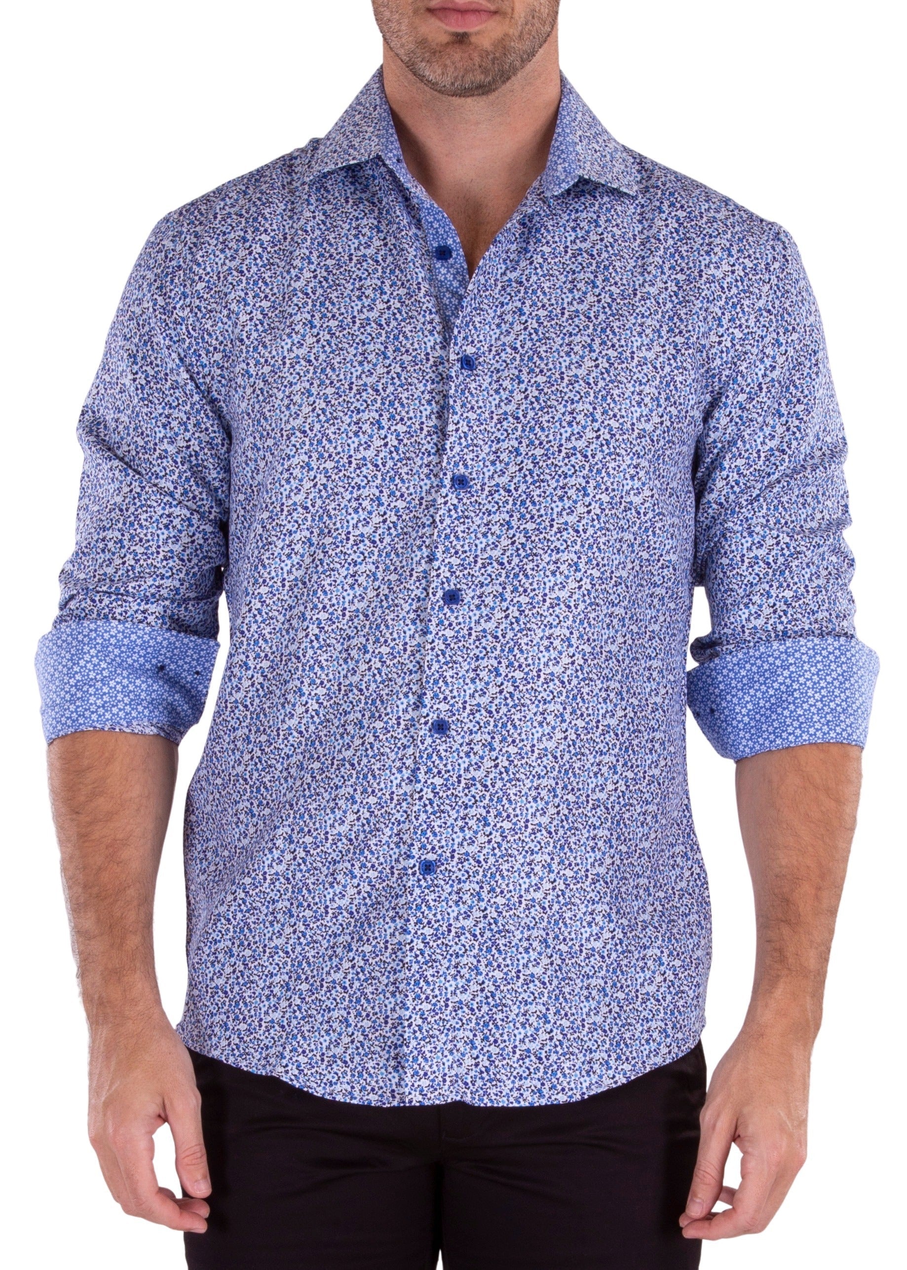 Button Front Button Up Dress Shirt