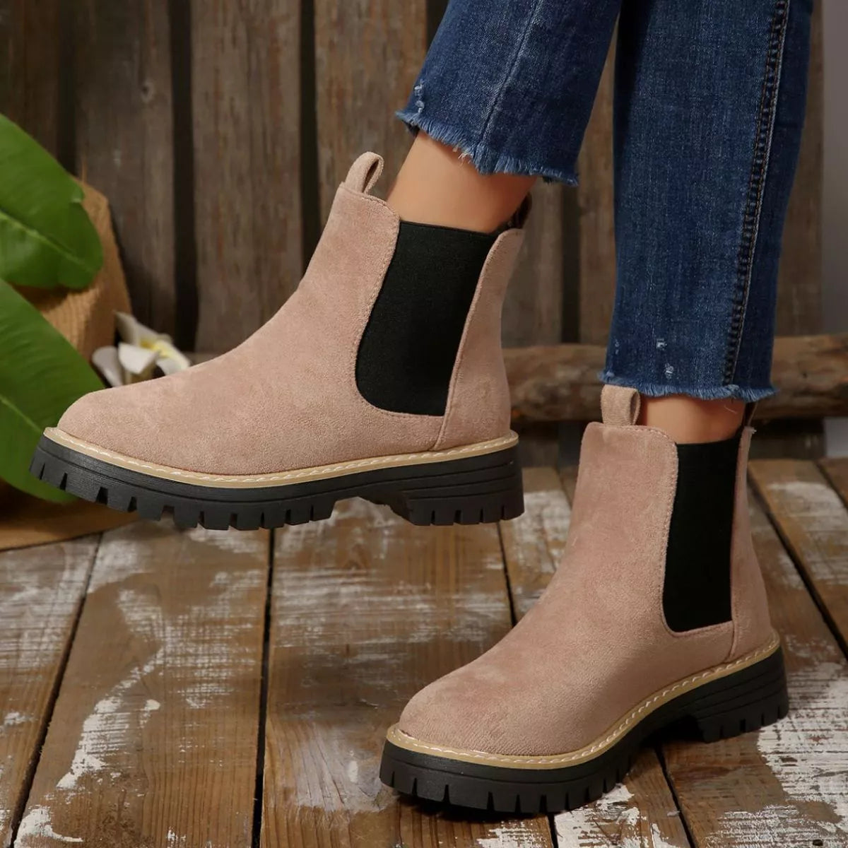 Minimal Casual Riding Boots