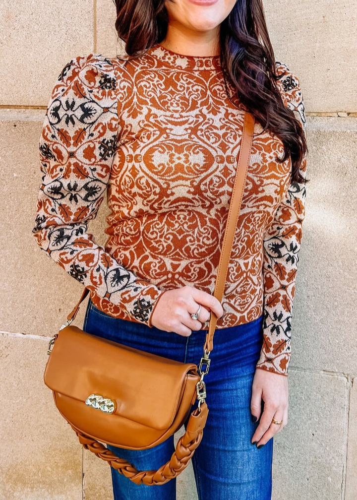 Modern Faux Leather Crossbody Bag