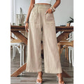 Casual Frill Wide Leg Pants