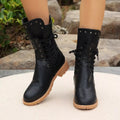 Lace-Up Riding Boots