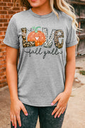 Love Fall Y'All Pumkin Leopard