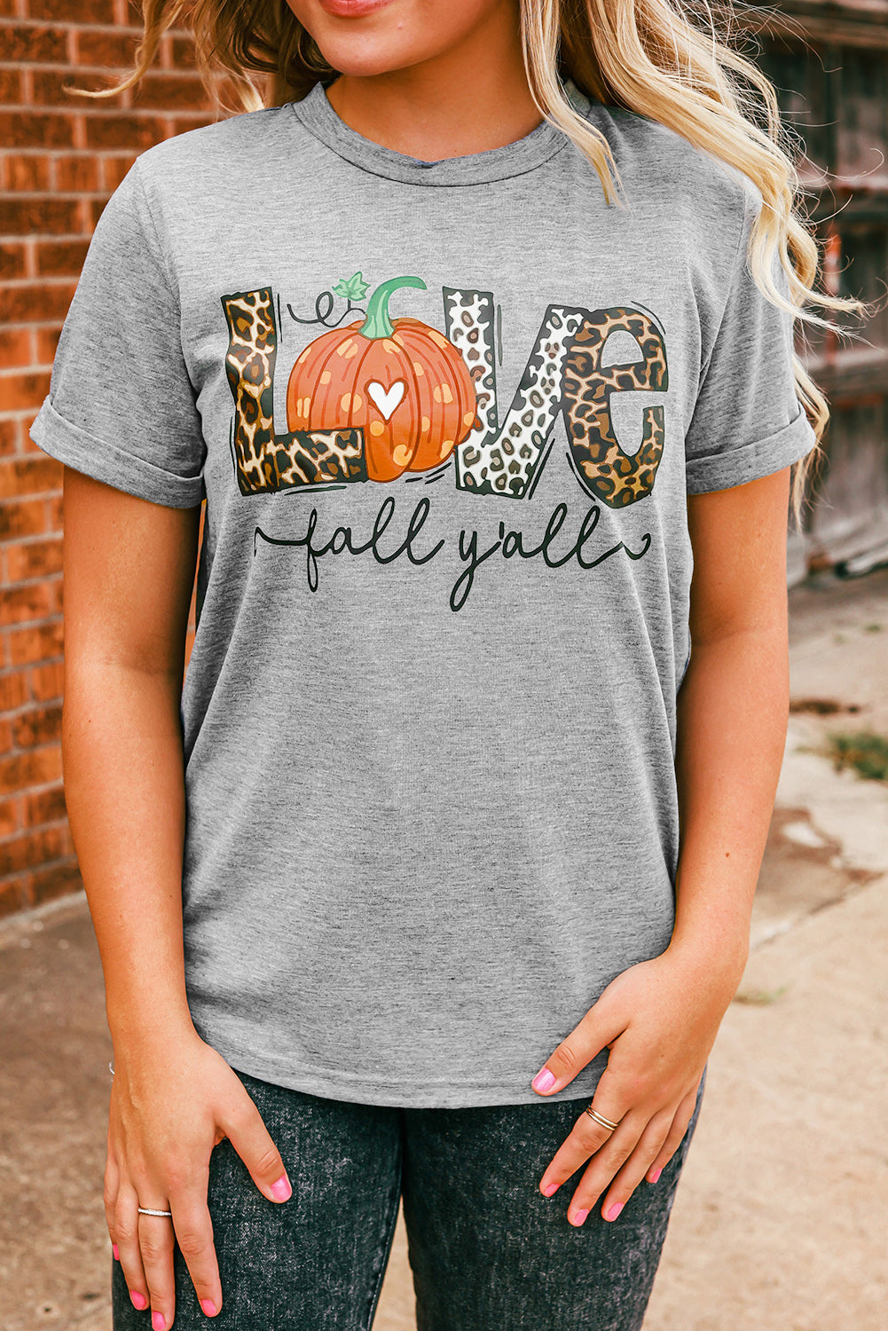 Love Fall Y'All Pumkin Leopard