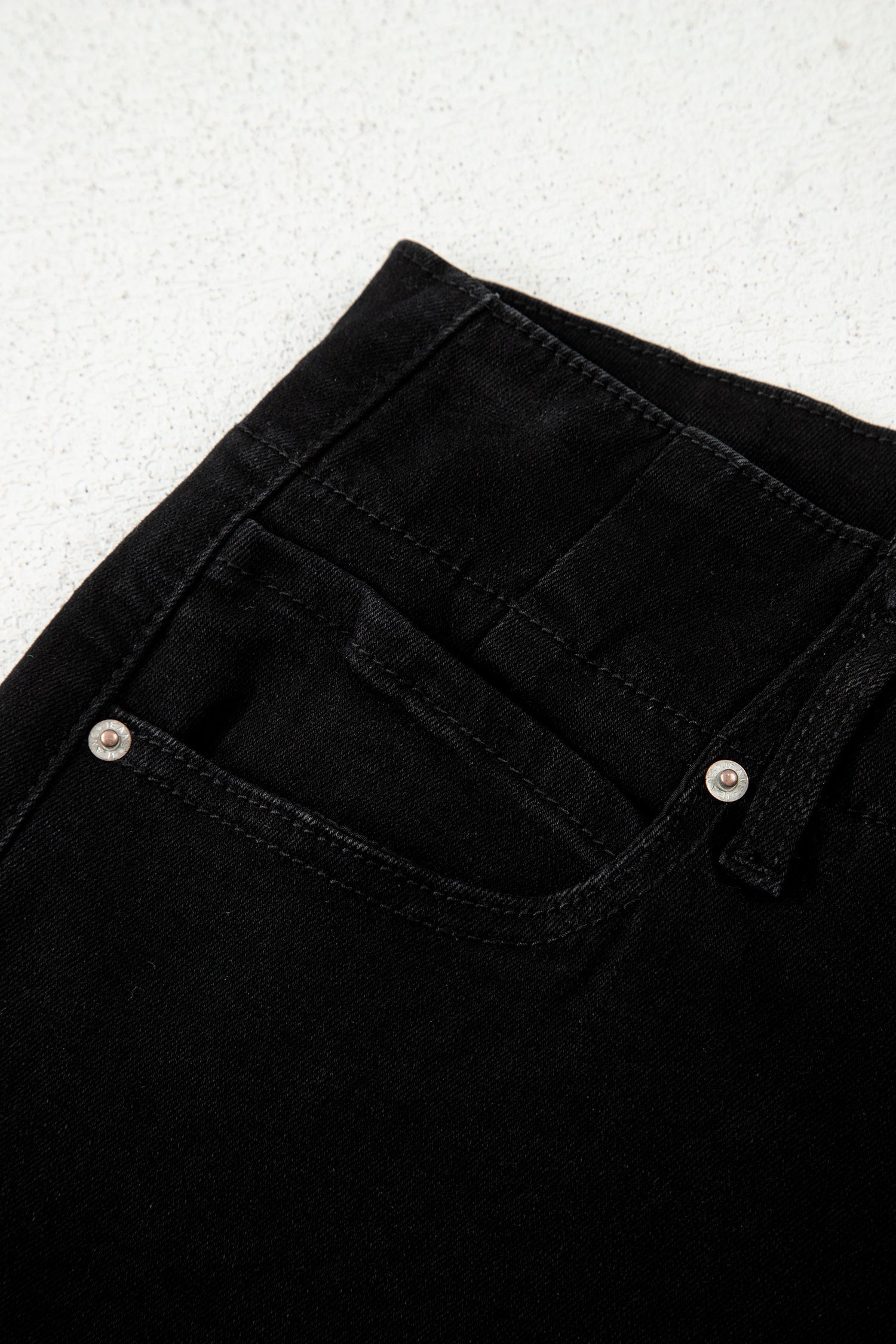 Flare Flared High Waist Button Bottom Jeans