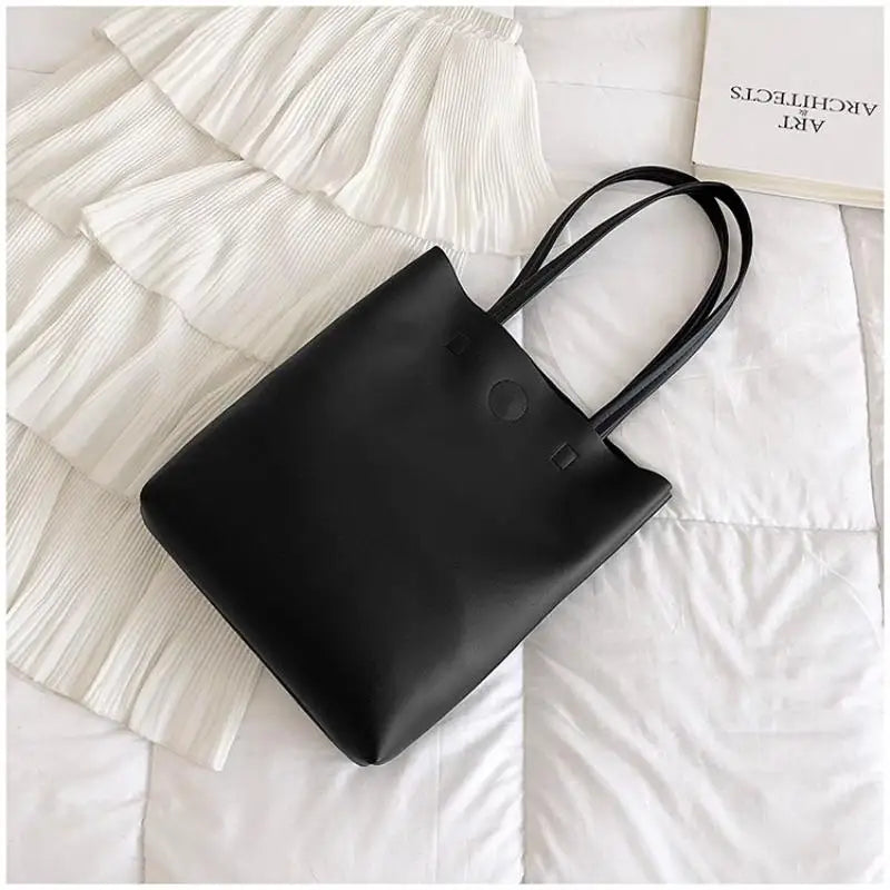 Refined Structured Soft Tote Bag