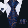 Paisley Jacquard Silk Necktie Set
