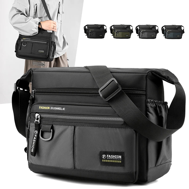 Zip-Top Crossbody Bag